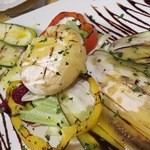 Trattoria Antellesi  - ズッキーニ絶品、ソースでデコレーションも素敵です。