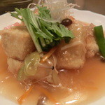 日本料理 吉水 - 「揚げ出し豆腐」キューブ状で食べやすい!!!