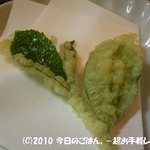 だるまや - 新茶の天ぷら