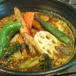 一文字カリー店 - 【2010年05月】スープカリー(ナスキーマ）のアップです。