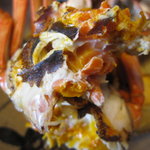 飴源 - 手で半分に割って、この味噌から！！