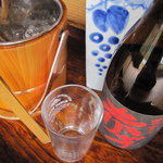 飴源 - 焼酎もいただきました、福岡の遠賀郡で生まれた「遠賀の赤芋」