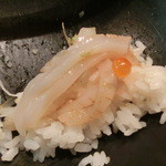 日本料理 吉水 - 子供が残したご飯に乗せて～②