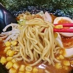 麺屋ここいち - 普通麺（中細麺）