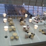 エルカフェ - ここから、ＪＲ博多駅の「カフェ　ネスカフェ博多」が見えます。