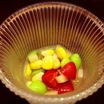 赤坂 詠月 - あさりと夏野菜のおひたし