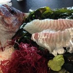 活魚の美舟 - タイの御造り