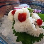 活魚の美舟 - ハモ　梅ソース