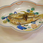 赤坂 詠月 - 琵琶湖の稚鮎のオイル漬け