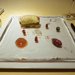 シェ松尾・松濤レストラン - ペリゴール産フォワグラとイチジクのガトー仕立て