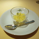 シェ松尾・松濤レストラン - パイナップルのシャーベット