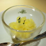 シェ松尾・松濤レストラン - パイナップルのシャーベット