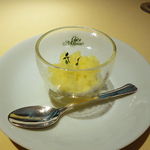 シェ松尾・松濤レストラン - パイナップルのシャーベット