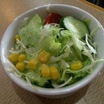 Indian Restaurant D SAGARMATHA - 201508 ｻｶﾞﾙﾏｰﾀ ★ﾁｷﾝｶﾚｰｾｯﾄ（800円）★ｻﾗﾀﾞ