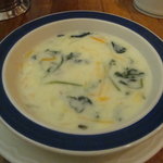 つばめKITCHEN - ほうれんそうと帆立のスープ