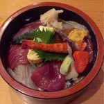 寿し徳 - 寿司屋の海鮮丼 1300円