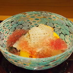 烏賊の冷製ジュレ仕立て