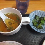 知風海 - スープ・漬物