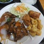 知風海 - A定：酢豚・唐揚げ・エビ天