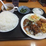 知風海 - A定食ご飯大盛り