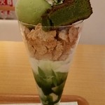 Nanazuguri Nthi - 抹茶ガトーショコラパフェ　1000円