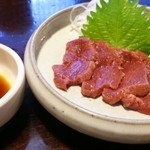 田楽木曽屋 - 馬刺し（ハーフサイズ）