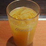 鶴橋風月 - ドリンクバーよりオレンジジュース