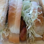 コメダ珈琲店 - あみ焼きチキンホットサンド