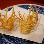 天ぷら わかやま - (2015/8)才巻き海老の頭と脚