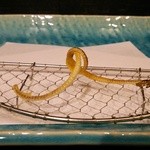 天ぷら わかやま - アナゴの骨揚げ