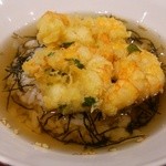 天ぷら わかやま - 芝海老かき揚げを使った天ぷら茶漬け