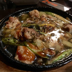 まってぃーにの森 - チキンとアスパラのアヒージョ