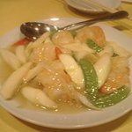 台湾料理 聖樺 - マコモと海老炒め