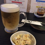 居酒屋コマツ - ビールと付き出し