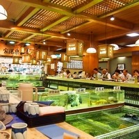 稚加榮 本店 - 生簀カウンター
