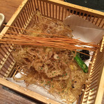 遊食屋 わらべえ - ヤングコーンのてんぷら