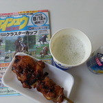 元祖ジャンボ焼き鳥 鳥喜 - 650円也♪