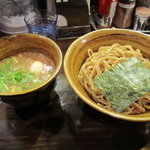 つけ麺 えん寺 - ベジポタ味玉入りつけ麺（極太胚芽麺）