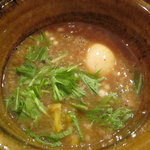 つけ麺 えん寺 - ベジポタ味玉入りつけ麺（つけダレ）