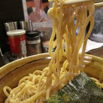 つけ麺 えん寺 - 極太胚芽麺（香りが良い麺です。）