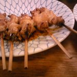 もつ焼き カミヤ - シロ、１０本縛り