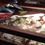 ラ・ロカンダ - 2015年8月　砂浜をイメージされた一品。