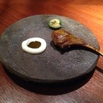 ラ・ロカンダ - 2015年8月　シェフズテーブルにて、東京の“セララバード”のお料理を頂きました♪[スパイシーラム]子羊・ヨーグルト