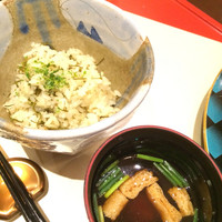 名駅なだ万茶寮 - 昆布ご飯と赤だし