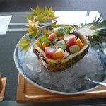 茶房　わらび野 - ・・・フルーツボード。
      
      フルーツの盛り合わせです。