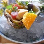 茶房　わらび野 - では、オレンジからいただきます。