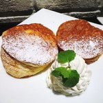 カーサ ビアンカ カフェ - リコッタチーズのパンケーキ