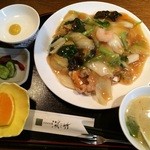 淡竹 - ランチの五目やきそば860円