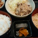 勝太鼓 - 豚しゃぶ（ごまだれ）定食