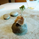 ルカンケ - 石に見立てた小さなパンとリエット